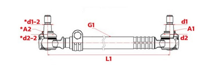 BRAZO VIAJERO 31.54" Volvo VN/VLN